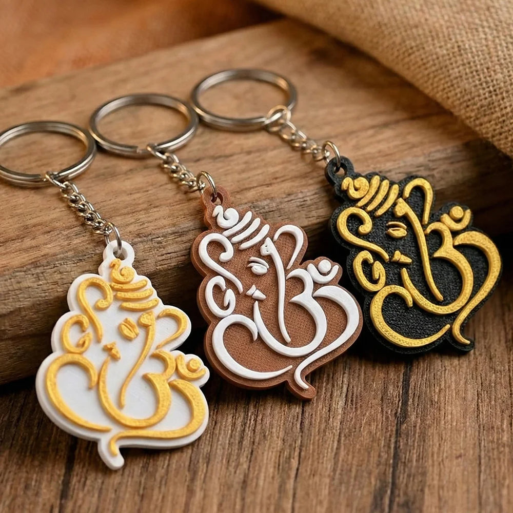 Vinayagar Keychain – Lord Ganesha Divine Keyring