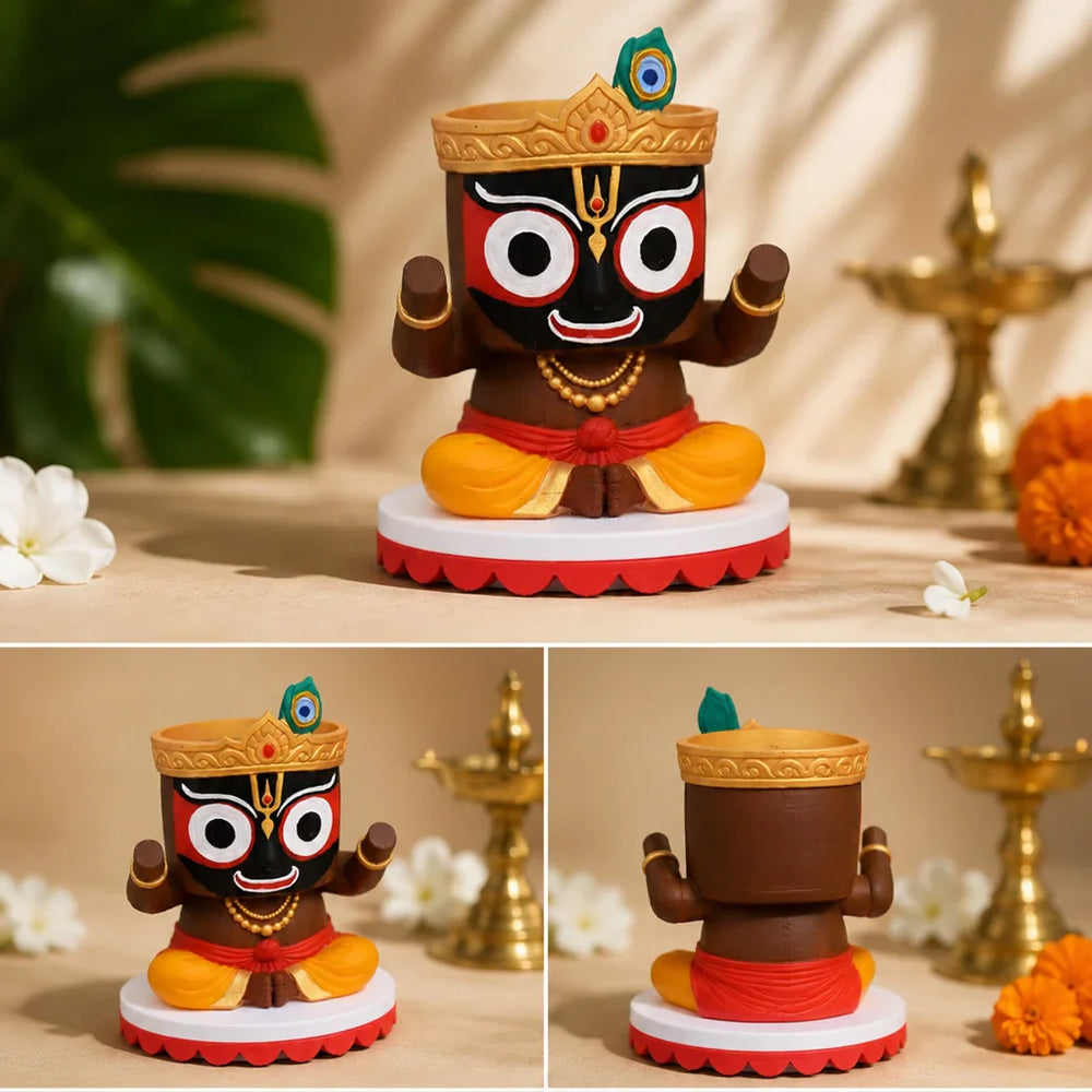 Lord Jagannath Mini Idol – Decorative Figurine