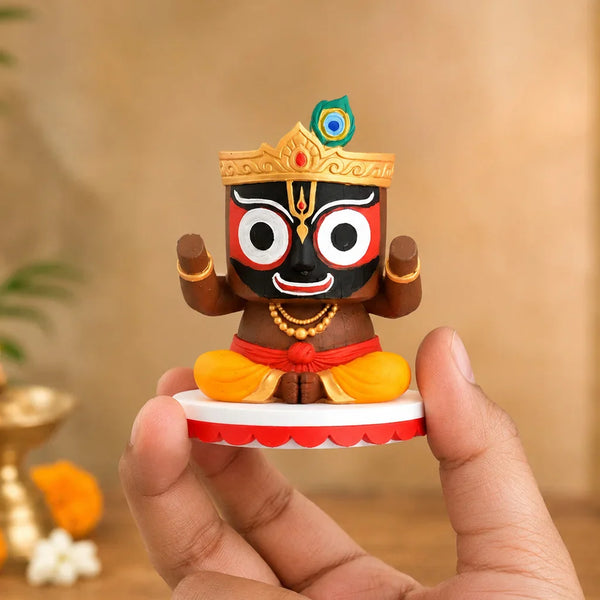 Lord Jagannath Mini Idol – Decorative Figurine